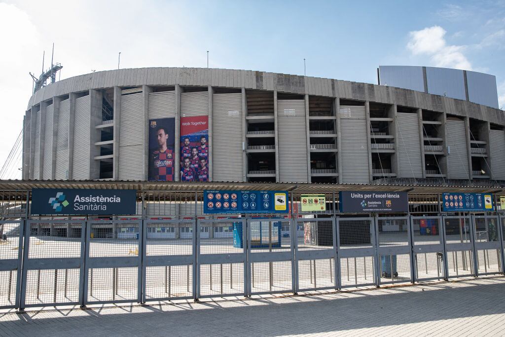 El Estadio Camp Nou sin público por el Covid-19