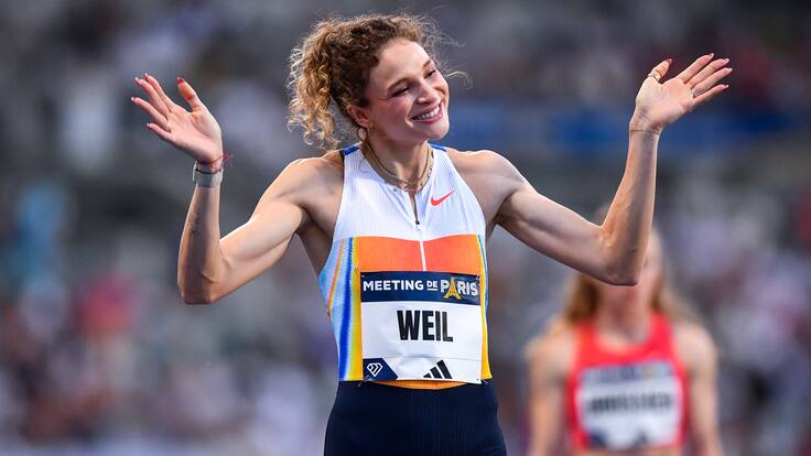 Martina Weil vuelve a batir durante una fecha de la Diamond League el récord de Chile en los 400 metros