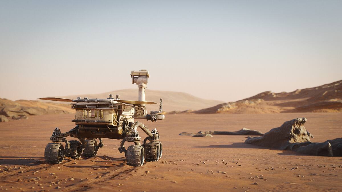 Robot de la NASA rompió una roca en Marte y descubrió un “tesoro amarillo”