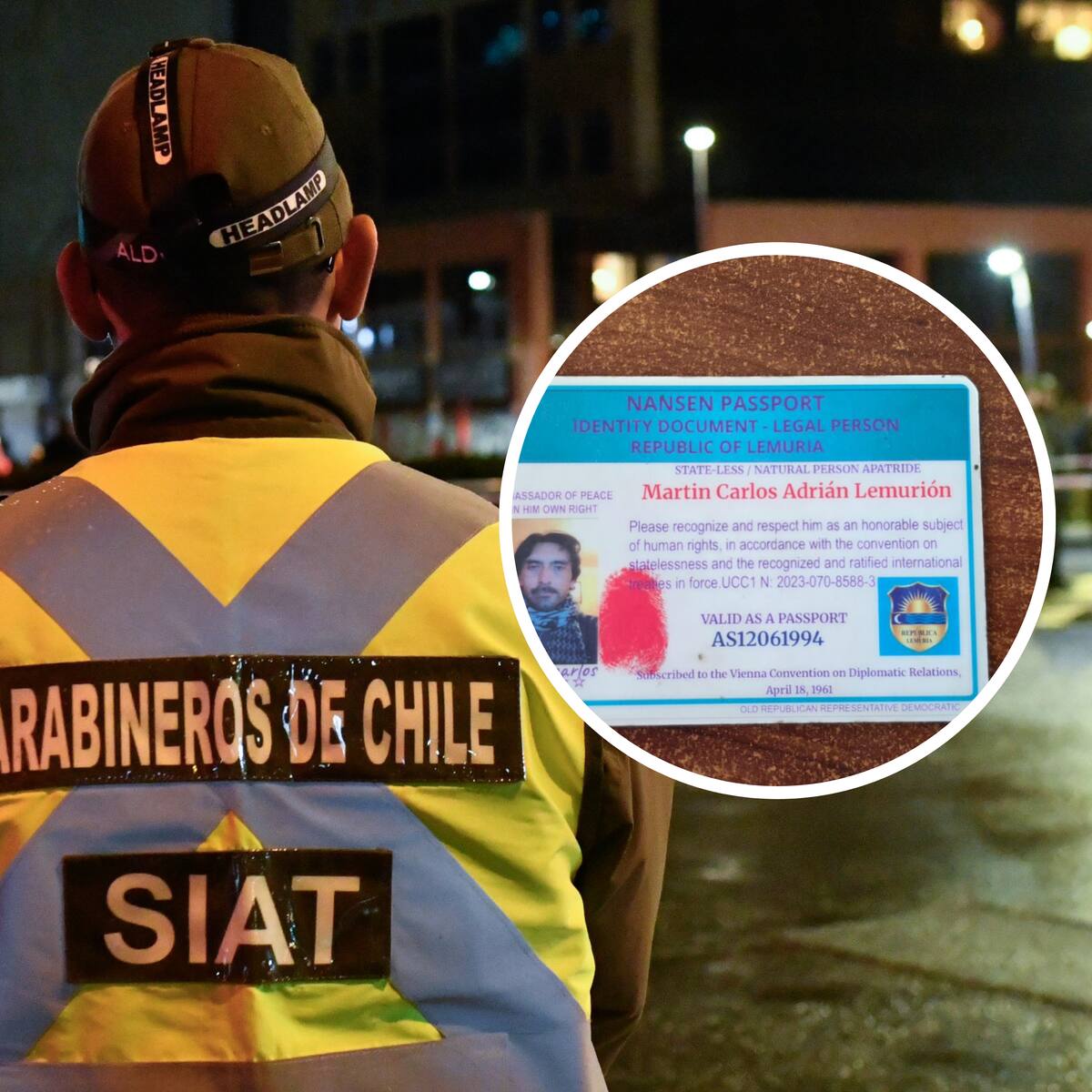 La insólita respuesta de un conductor para evitar una fiscalización: aseguró ser diplomático de la “República de Lemuria”