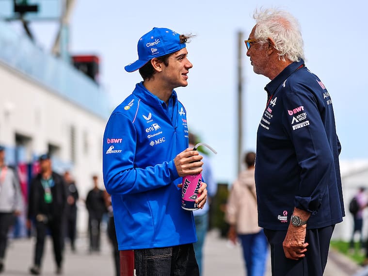 Franco Colapinto y Flavio Briatore