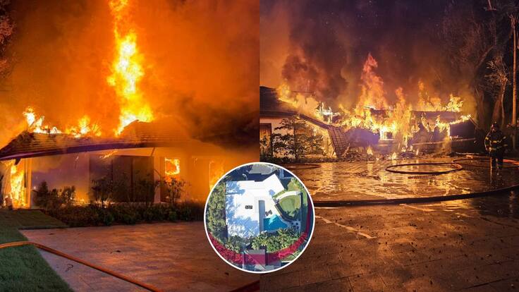 Conmoción en Estados Unidos: incendio destruye por completo la vivienda de reconocida estrella de la NBA