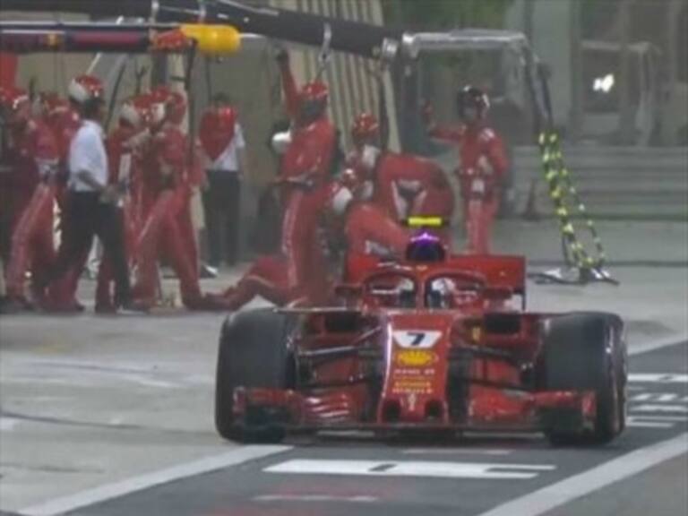Raikkonen abandona el Gran Premio de Bahréin tras atropellar a un mecánico