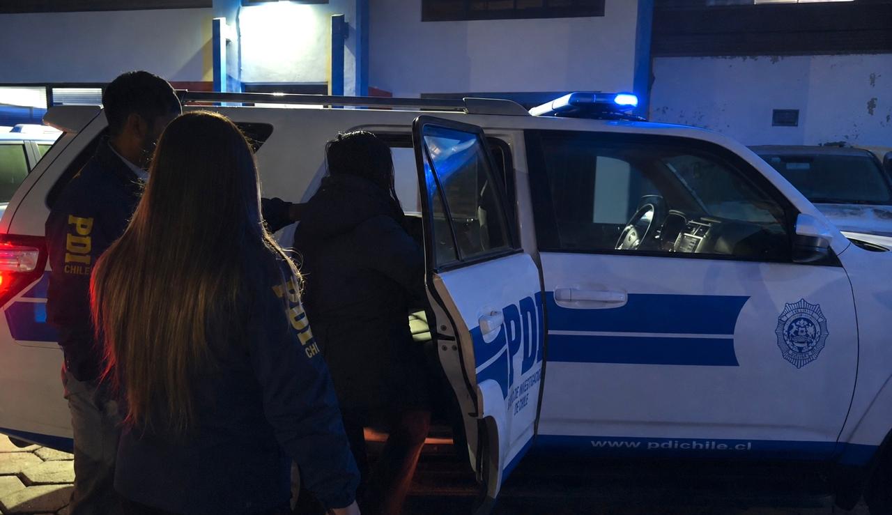 PDI detiene a mujer acusada de drogar a víctimas y robarles
