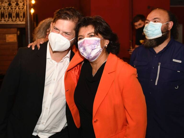Yasna Provoste y Gabriel Boric