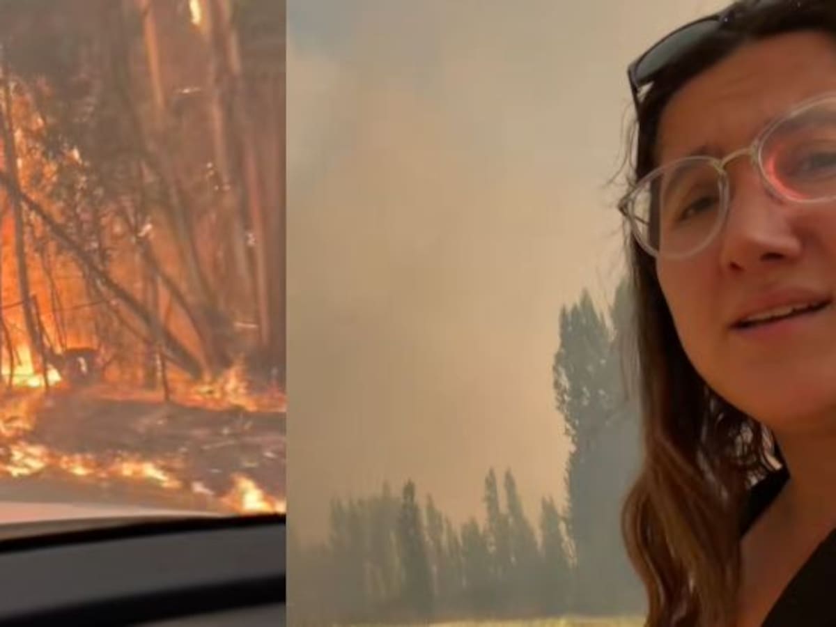 “Mojamos la casa y nos tenemos que ir”: el emotivo relato de una tiktoker durante los incendios en el Ñuble