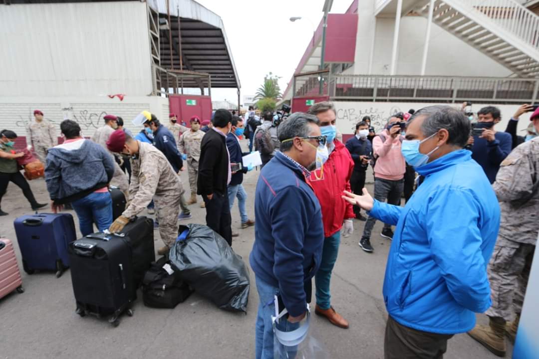 Ciudadanos bolivianos en Iquique