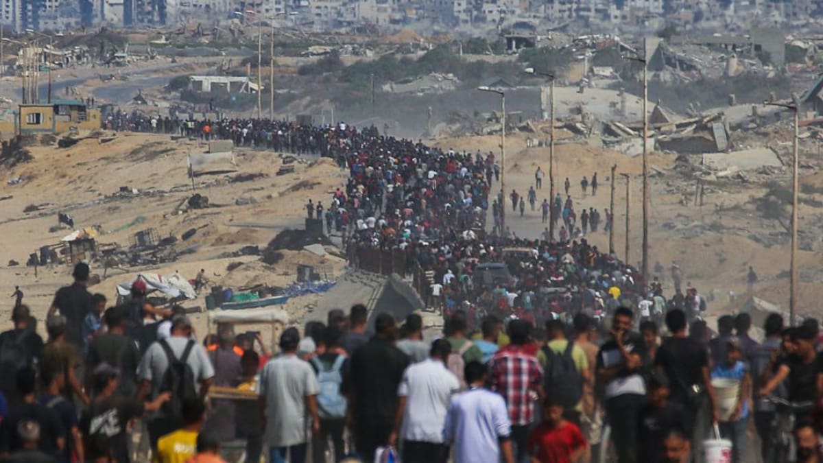 Tras acuerdo de paz entre Israel y Hamás: miles de personas se dirigen hacia la ciudad de Gaza
