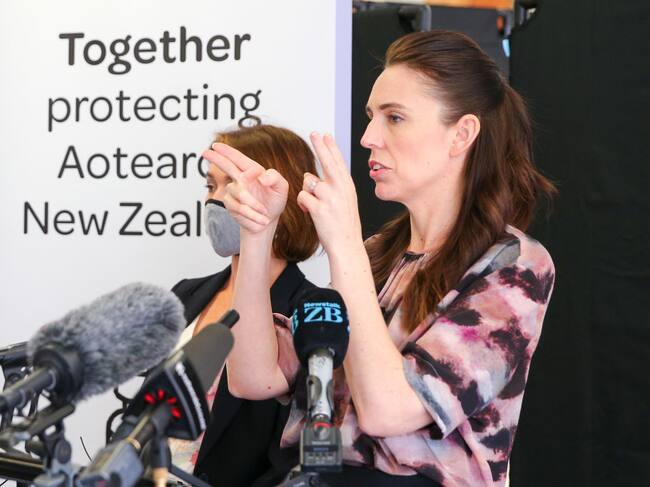 La primera ministra de Nueva Zelanda Jacinda Ardern