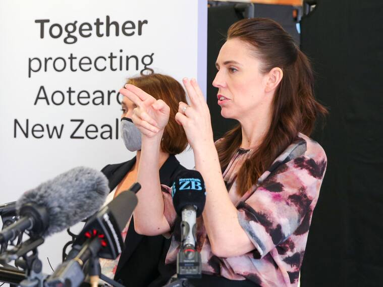 La primera ministra de Nueva Zelanda Jacinda Ardern