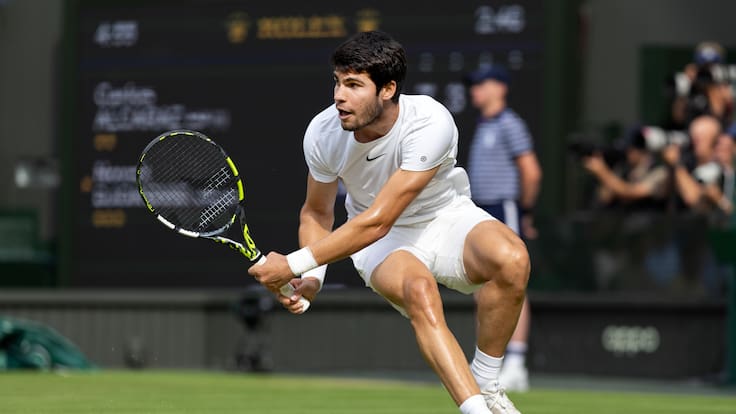 Locura por Alcaraz: la raqueta con la que ganó Wimbledon 2023 se convierte en la más cara de la historia