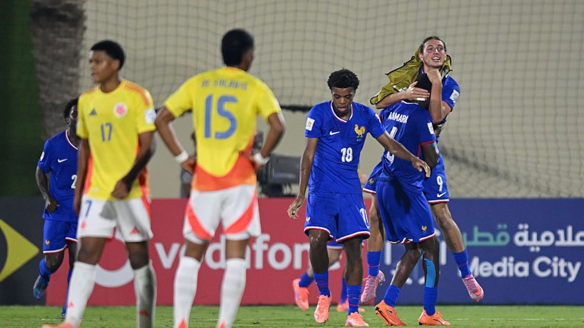 No supieron perder: choque entre Francia y Colombia por el Mundial Sub 17 terminó en escándalo