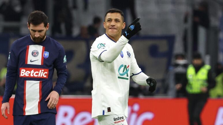 Alexis Sánchez recuerda su gol contra PSG y se propone seguir llevando "alegría a la gente de Marsella"