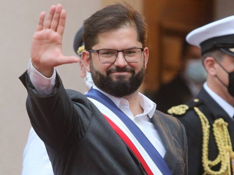 11 de MARZO de 2022/ SANTIAGOPresidente Gabriel Boric ingresa a la Moneda por primera vez como presidente y recibe los honores de la Guardia de Palacio
FOTO: DIEGO MARTIN/AGENCIAUNO
FOTO: DIEGO MARTIN/AGENCIAUNO