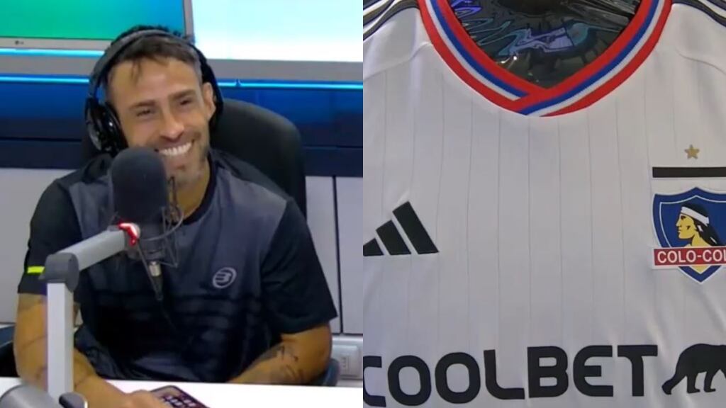 Valdivia evalúa la camiseta 2023 de Colo Colo: "Soy más de diseños tradicionales"