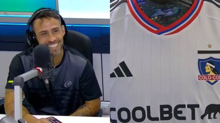 Valdivia evalúa la camiseta 2023 de Colo Colo: "Soy más de diseños tradicionales"