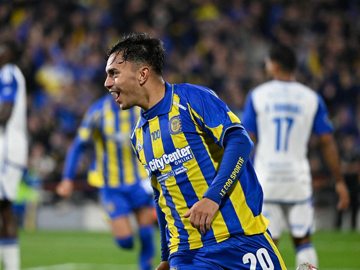 En su mejor momento: Vicente Pizarro dio dos asistencias en goleada de Rosario Central para ser líder en Argentina