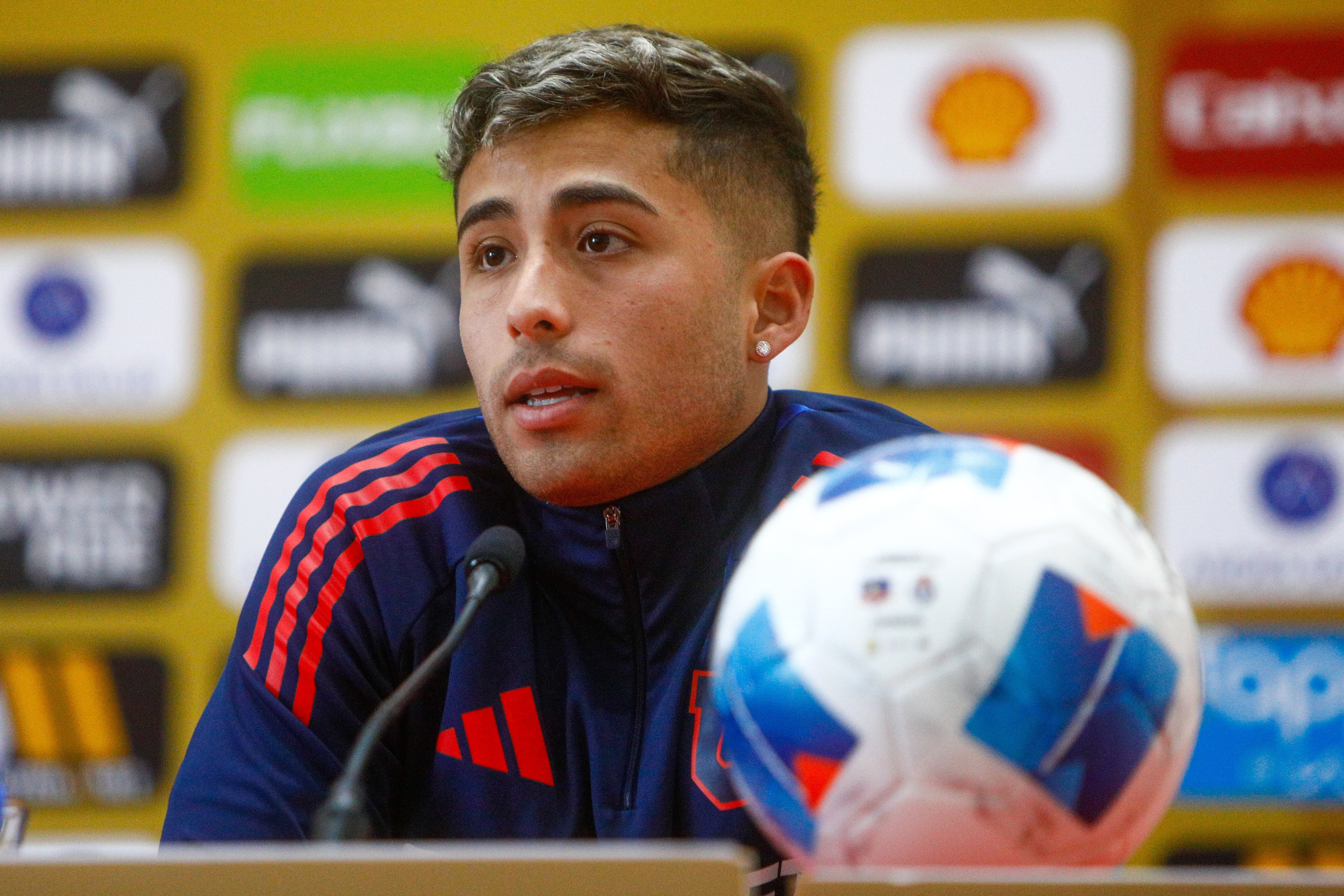 Lucas Assadi, volante de la Universidad de Chile