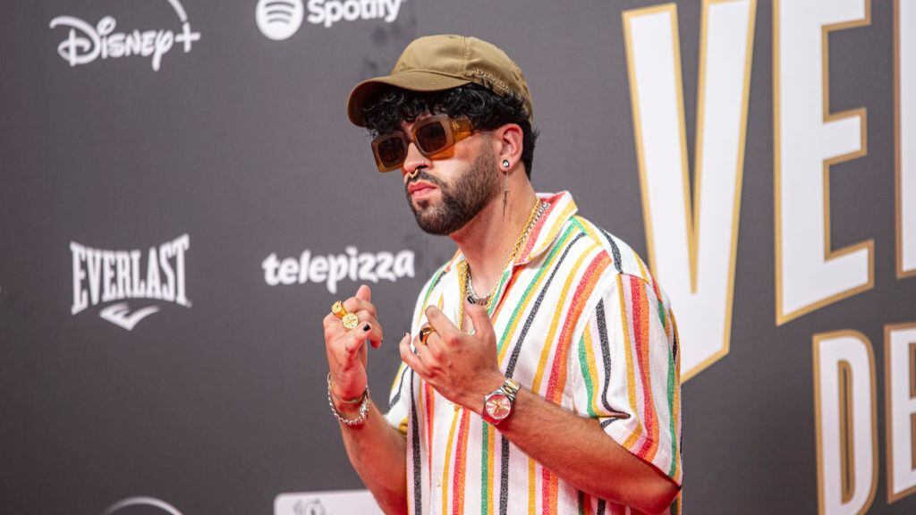 Bad Bunny en el juego de las celebridades de la MLB - baseball