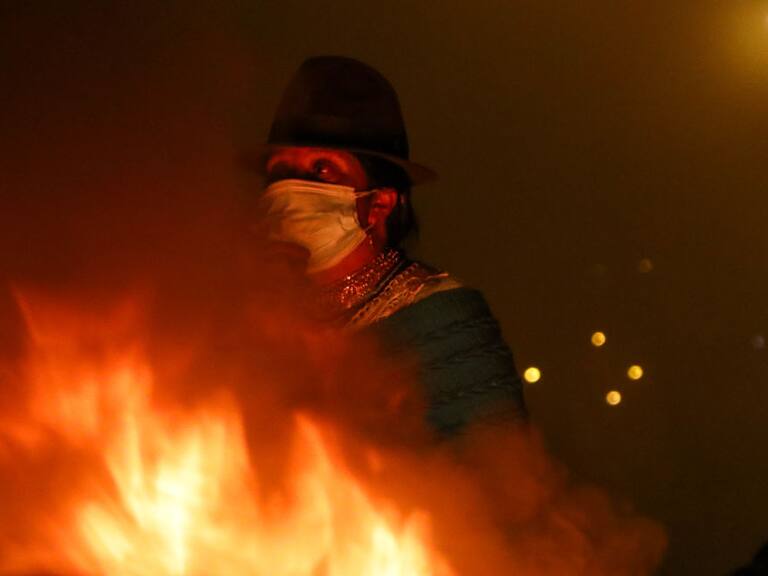 Siguen las manifestaciones anti gobierno por el paro nacional en Ecuador