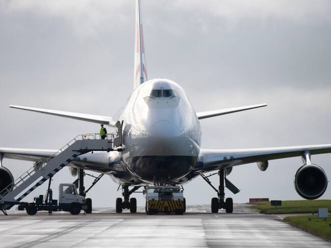Un modelo Boeing 747-400