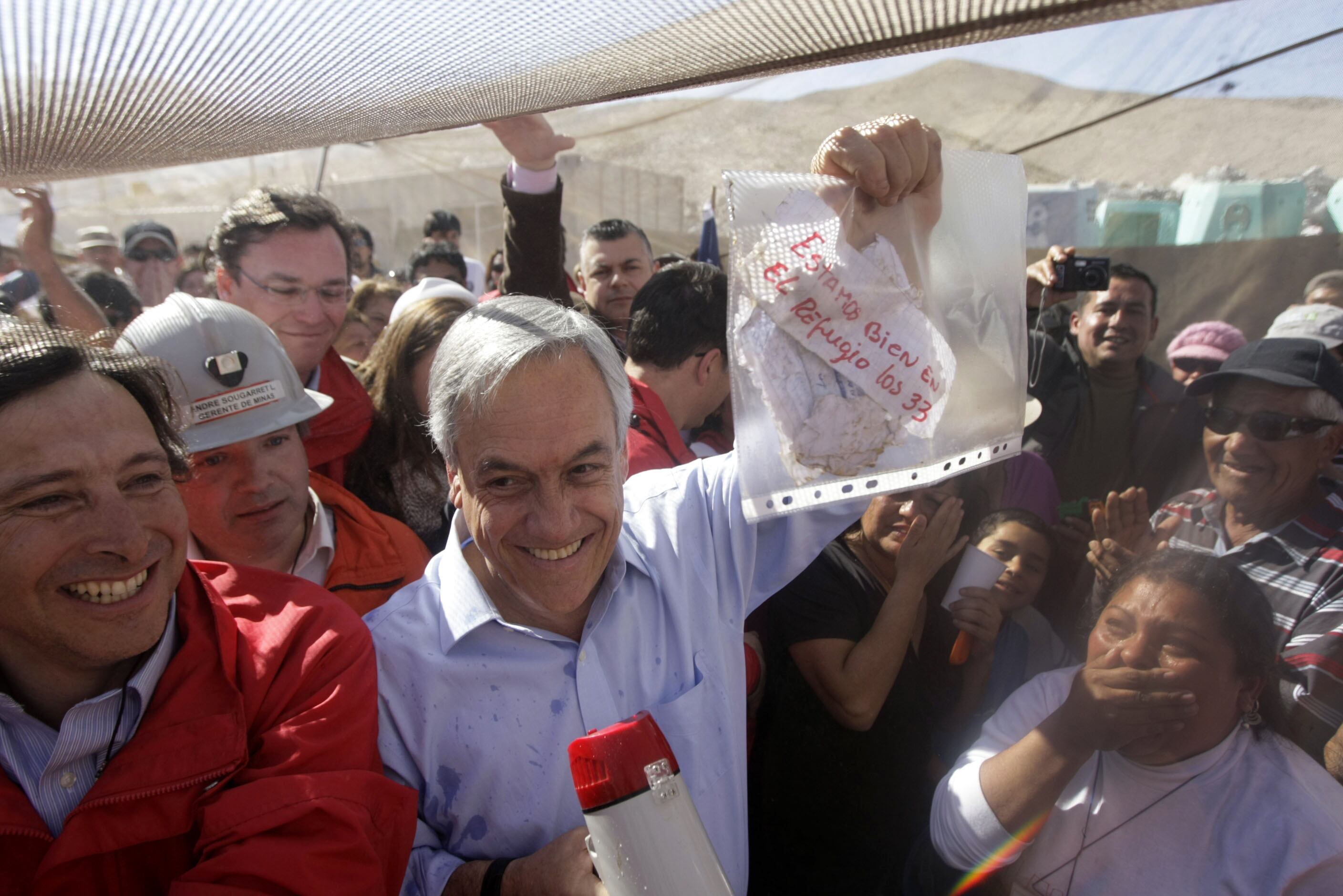 Imagen de archivo. Expresidente Sebastián Piñera el 22 de agosto de 2010.