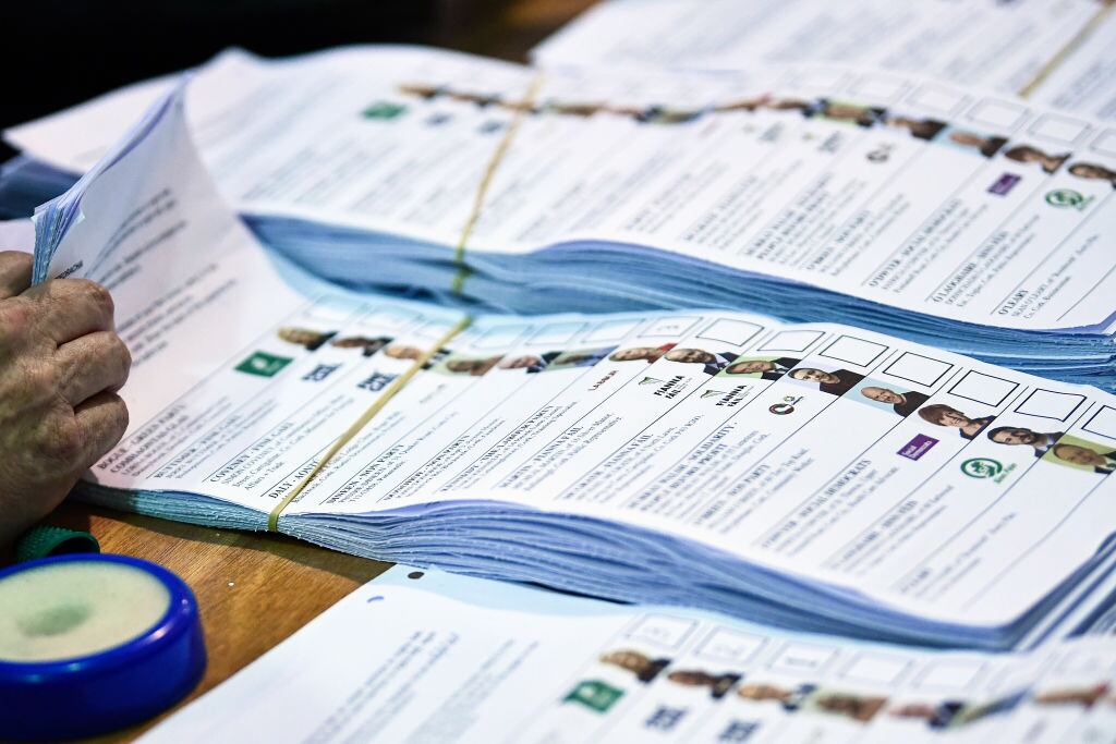 El recuento de votos en Irlanda