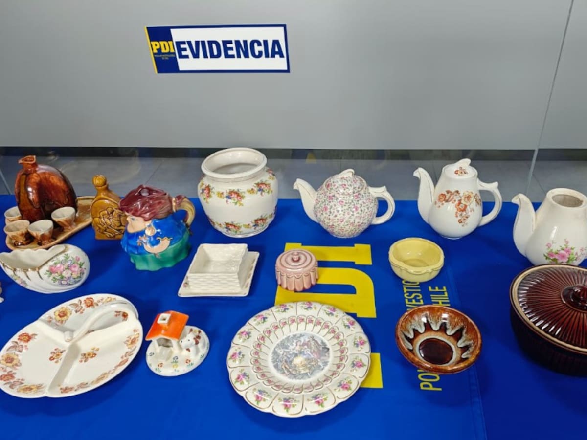 Están protegidas por la ley: PDI recupera 32 piezas de cerámica lotina robadas desde museo en Chiguayante