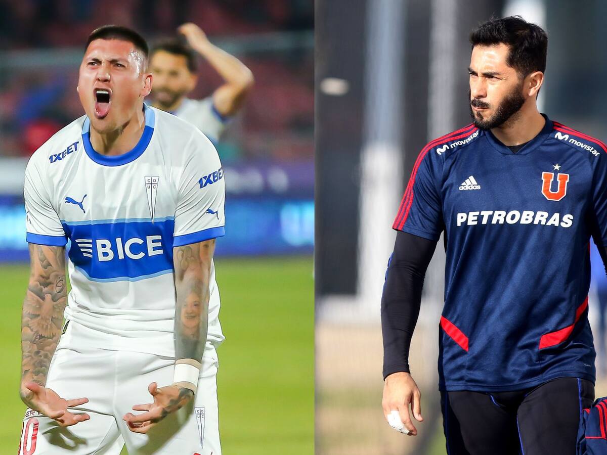 Las duras críticas de Johnny Herrera a Nicolás Castillo por gestos a hinchas de la U: delantero de la UC le respondió