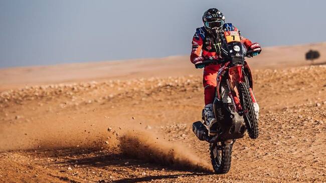 Pablo Quintanilla fue penalizado pero se metió en el podio de la clasificación general del Rally Dakar 2022