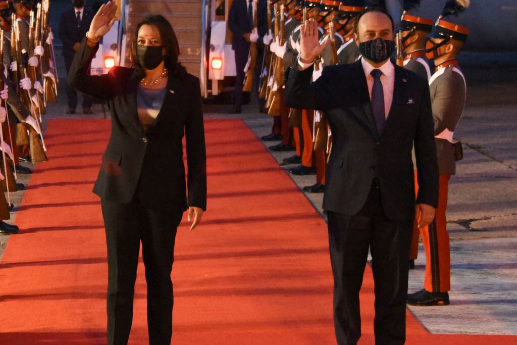 La vicepresidenta estadounidense Kamala Harris visita Guatemala