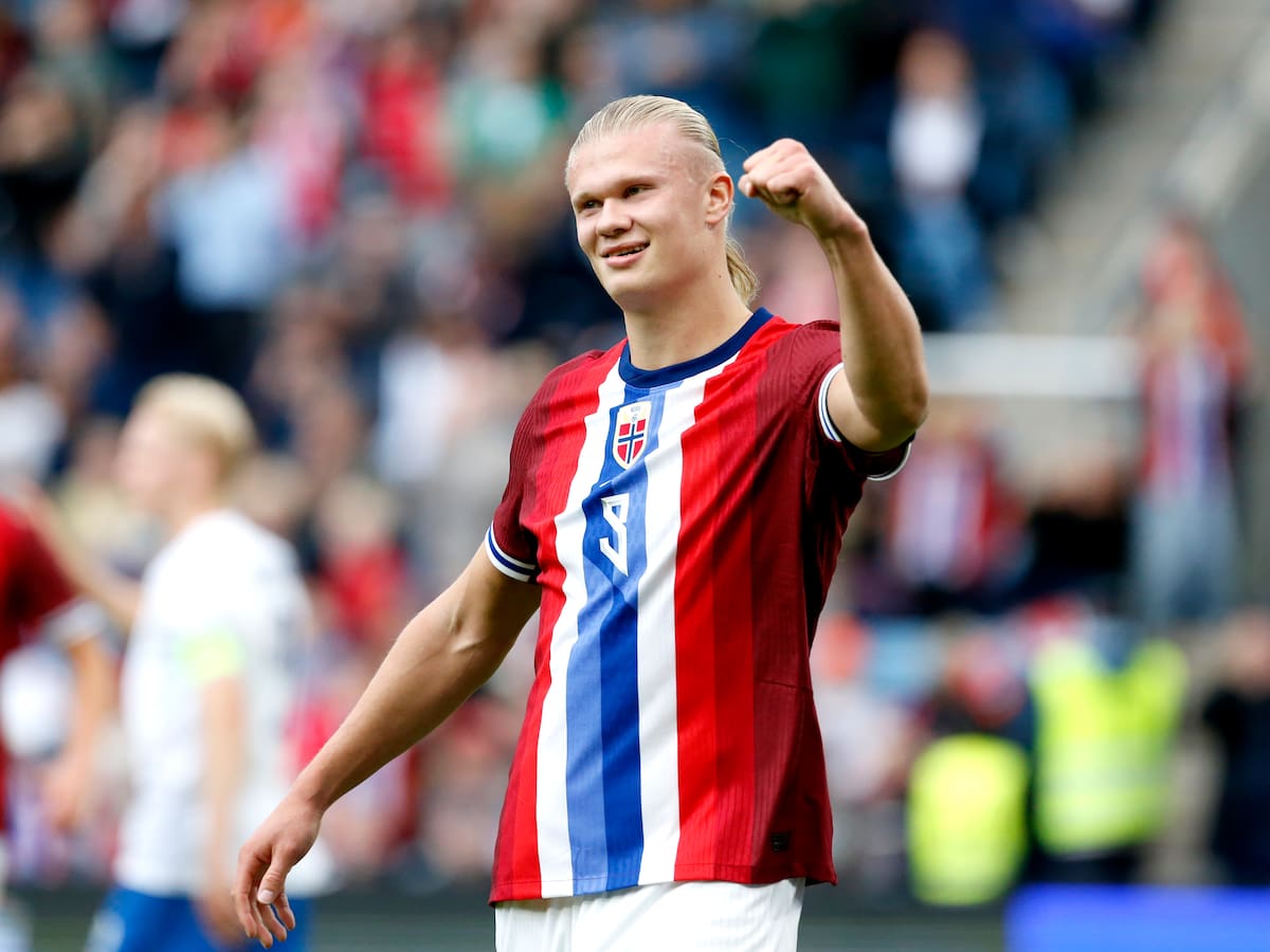 ¡Intratable! Erling Haaland se luce con cinco goles en histórica goleada de Noruega sobre Moldavia