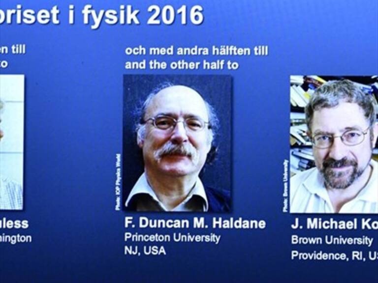 Tres investigadores británicos ganan Premio Nobel de Física 2016
