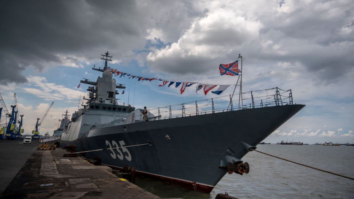 Ejercicios navales conjuntos entre Indonesia y Rusia en el océano Índico