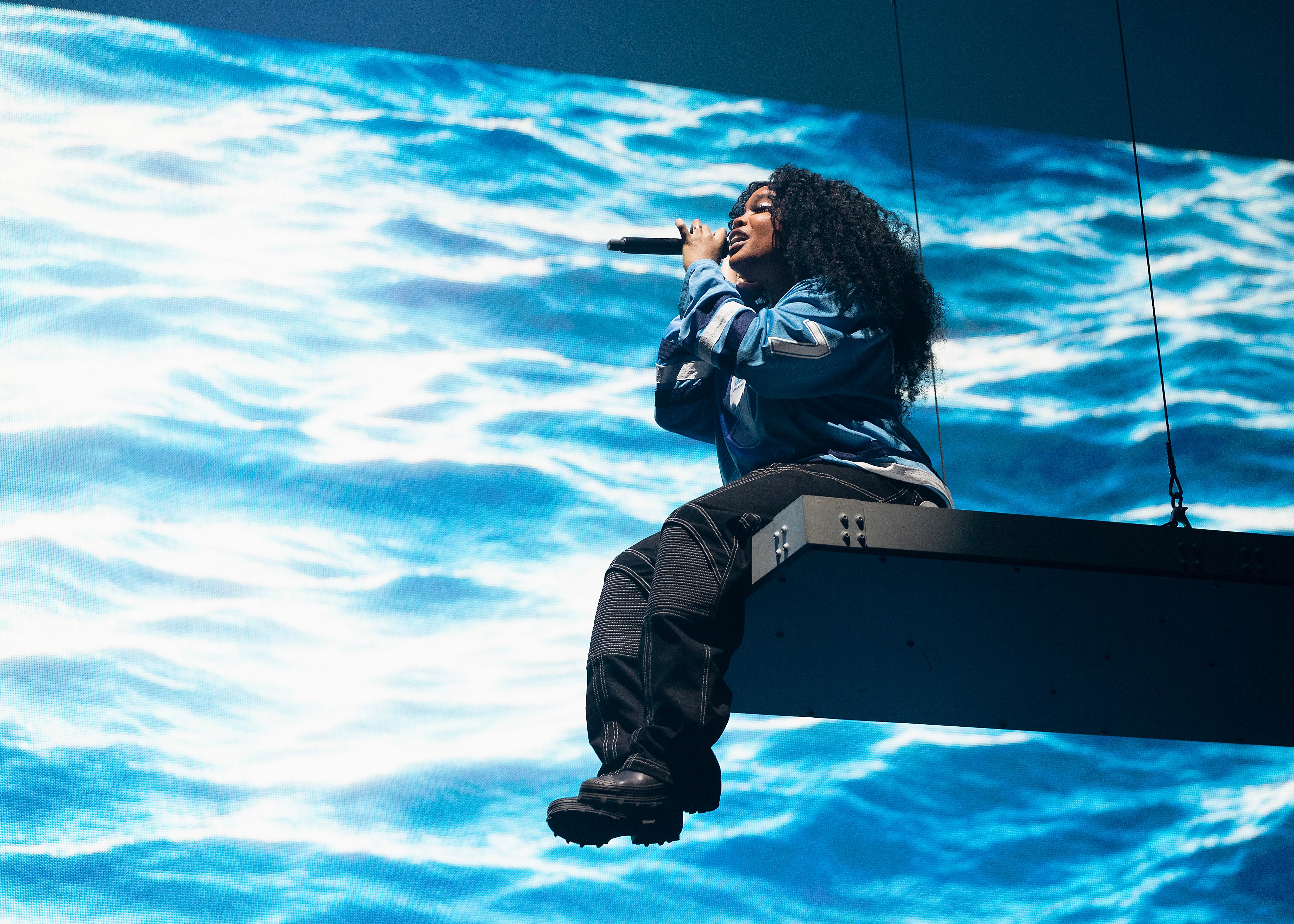 SZA durante un show en el United Center el miércoles 22 de febrero de 2023 en Chicago / Getty Images