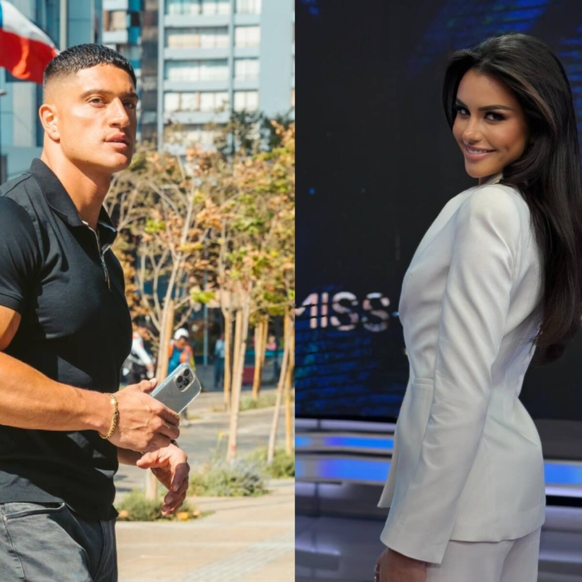 Nada más de especulaciones: Emilia Dides y Sammis Reyes confirmaron su relación en la alfombra roja de Viña 2025