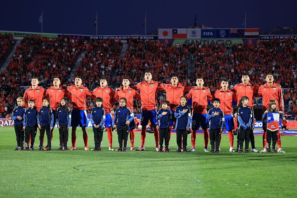 El himno chileno en el Estadio Nacional