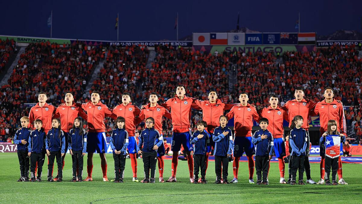 Orgullo chileno: así sonó el himno nacional en el debut de La Roja por el Mundial Sub 20