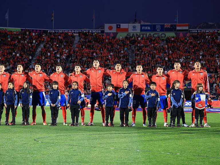El himno chileno en el Estadio Nacional