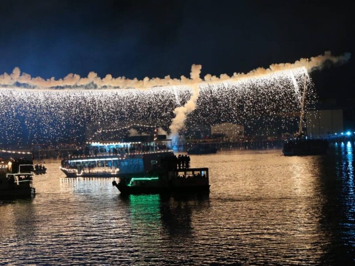 Barcos, luces y fuegos artificiales iluminarán una nueva versión de la «Noche Valdiviana»