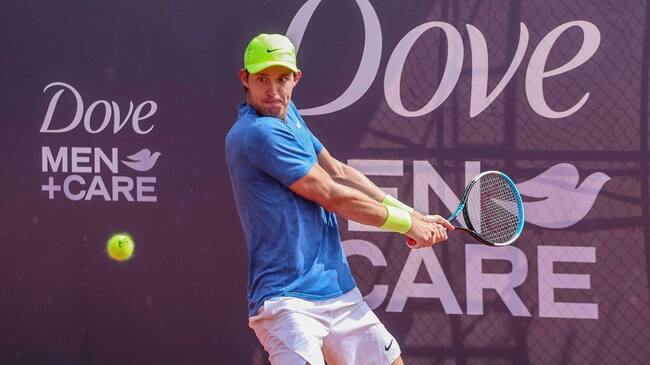 15 de Febrero de 2021 / CONCEPCION
Nicolas Jarry se enfrenta a Camilo Ugo Carabelli, en ATP Challenger de Concepcion de campos deportivos Bellavista, durante el estado de catastrofe de la pandemia covid-19
FOTO: RODRIGO GAJARDO / AGENCIAUNO