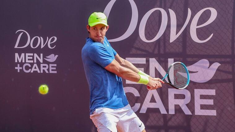 15 de Febrero de 2021 / CONCEPCION
Nicolas Jarry se enfrenta a Camilo Ugo Carabelli, en ATP Challenger de Concepcion de campos deportivos Bellavista, durante el estado de catastrofe de la pandemia covid-19
FOTO: RODRIGO GAJARDO / AGENCIAUNO