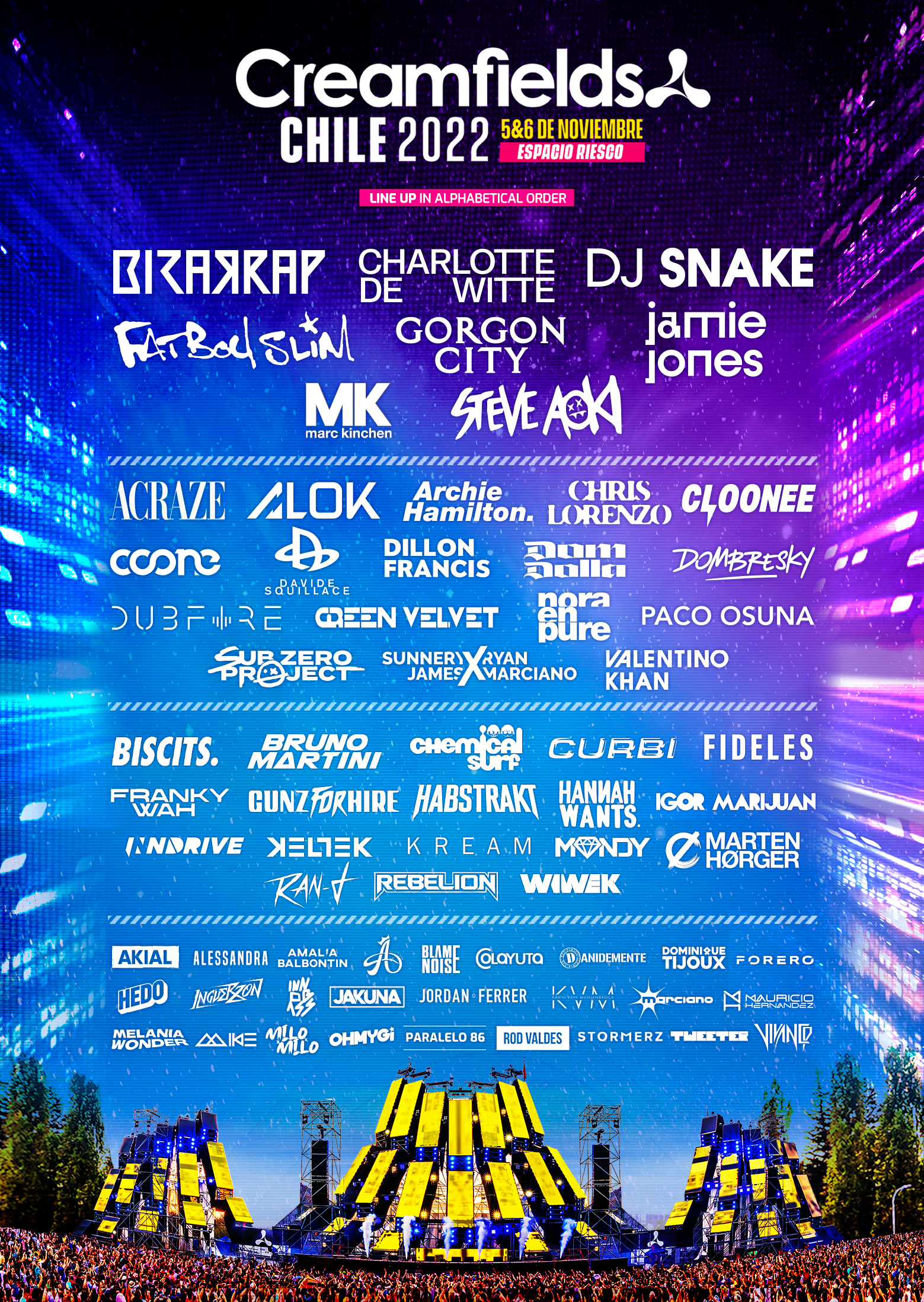 Cortesía Creamfields Chile