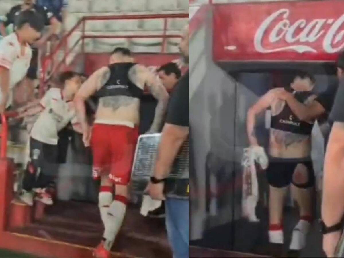 El curioso momento que protagonizó un seleccionado chileno tras regalar casi toda su ropa en la cancha