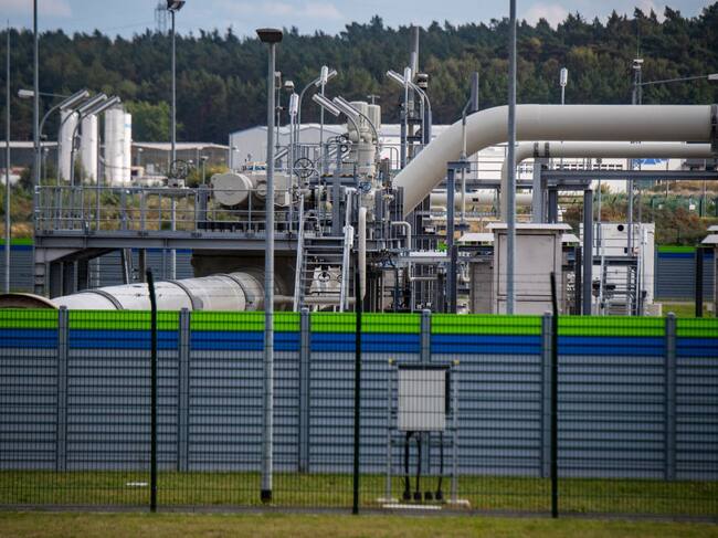 Imagen de una planta de recepción de un gasoducto en Alemania