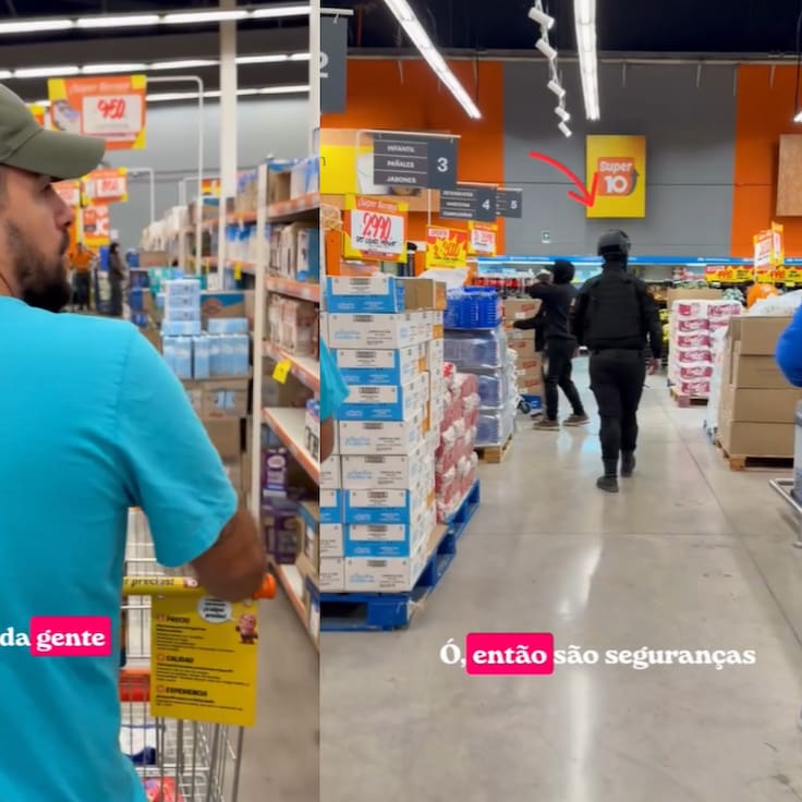 “Da miedo”: extranjera en Chile queda impactada por este detalle de los supermercados que ya es común para los clientes