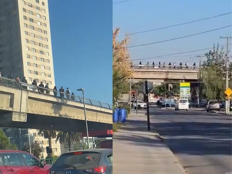 Falla en la Línea 5 del Metro de Santiago: registran a personas caminando por los bordes de andenes entre estaciones