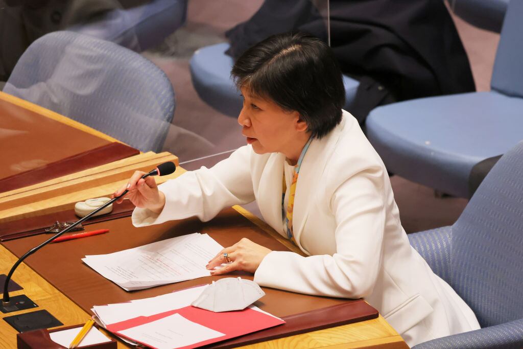 La subsecretaria general de la ONU para el Desarmamiento Izumi Nakamitsu