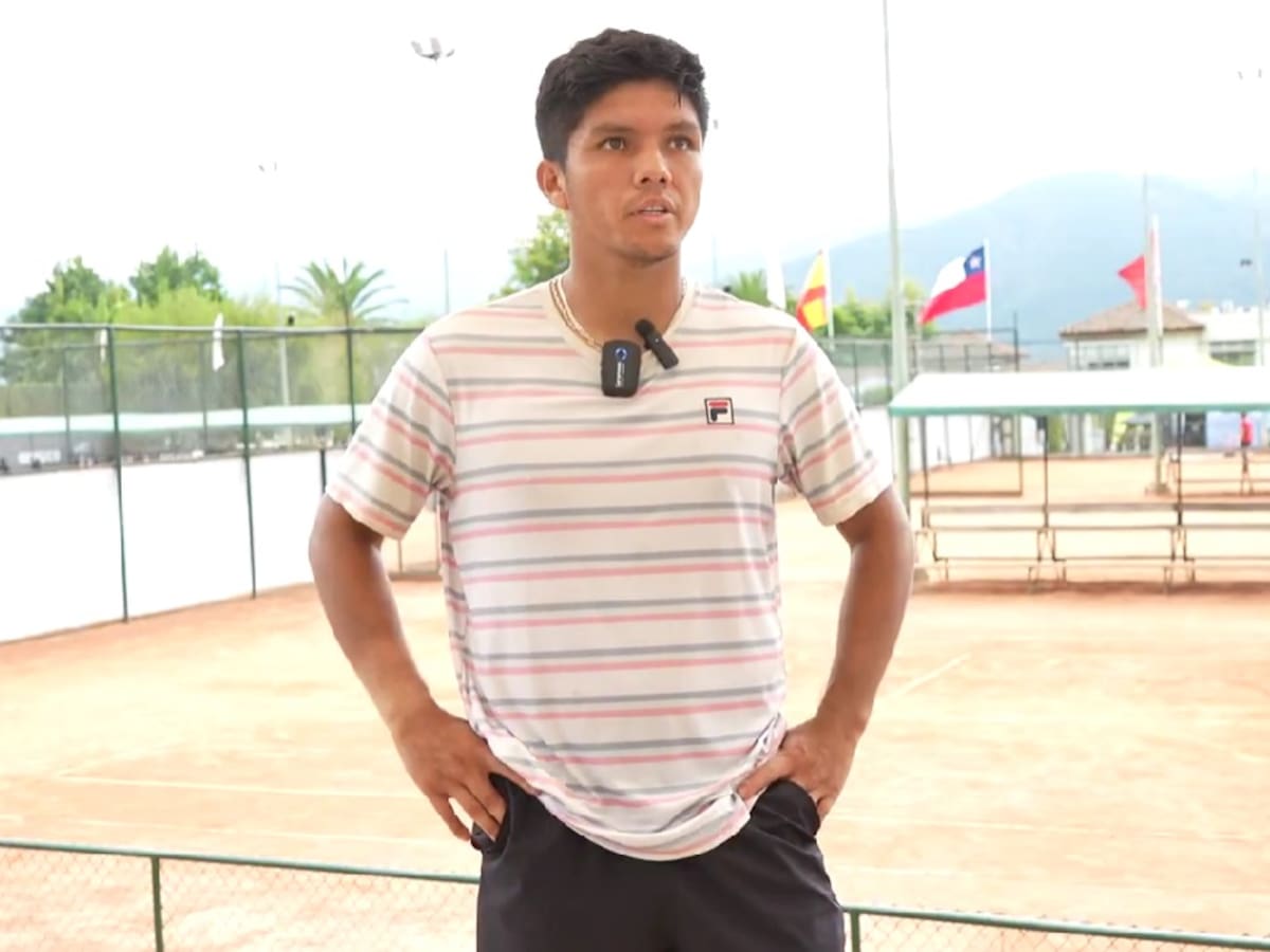 Matías Soto tras meterse en los cuartos de final del Challenger de Concepción: “Yo al singles le meto las mismas ganas que al dobles. Estoy contento”
