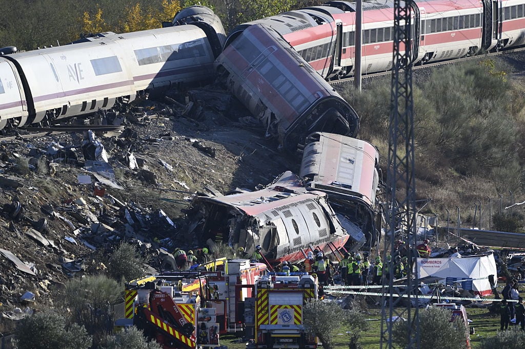 Accidente ferroviario en España